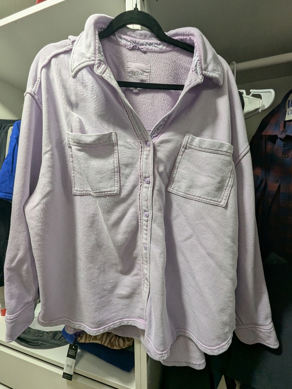 aerie Pale Lavender Knit Pullover